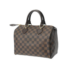 Louis Vuitton Handbag Damier Canvas Brown Speedy